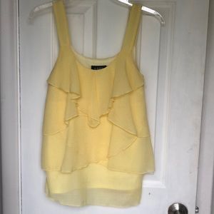 Yellow dressy top